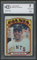 Willie Mays 1972 Topps #49 (BCCG 7) at PristineAuction.com