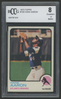 1973 Topps Hank Aaron #100 (BCCG 8) at PristineAuction.com