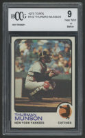 Thurman Munson 1973 Topps #142 (BCCG 9) at PristineAuction.com