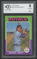 George Brett 1975 Topps #228 RC (BCCG 8) at PristineAuction.com