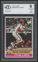 Mike Schmidt 1976 Topps #480 (BCCG 8) at PristineAuction.com