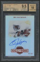 Bo Jackson 2012 Press Pass Legends Hall of Fame Red Autographs #35/50 #LGBJ (BGS 9.5 | Auto 10) at PristineAuction.com