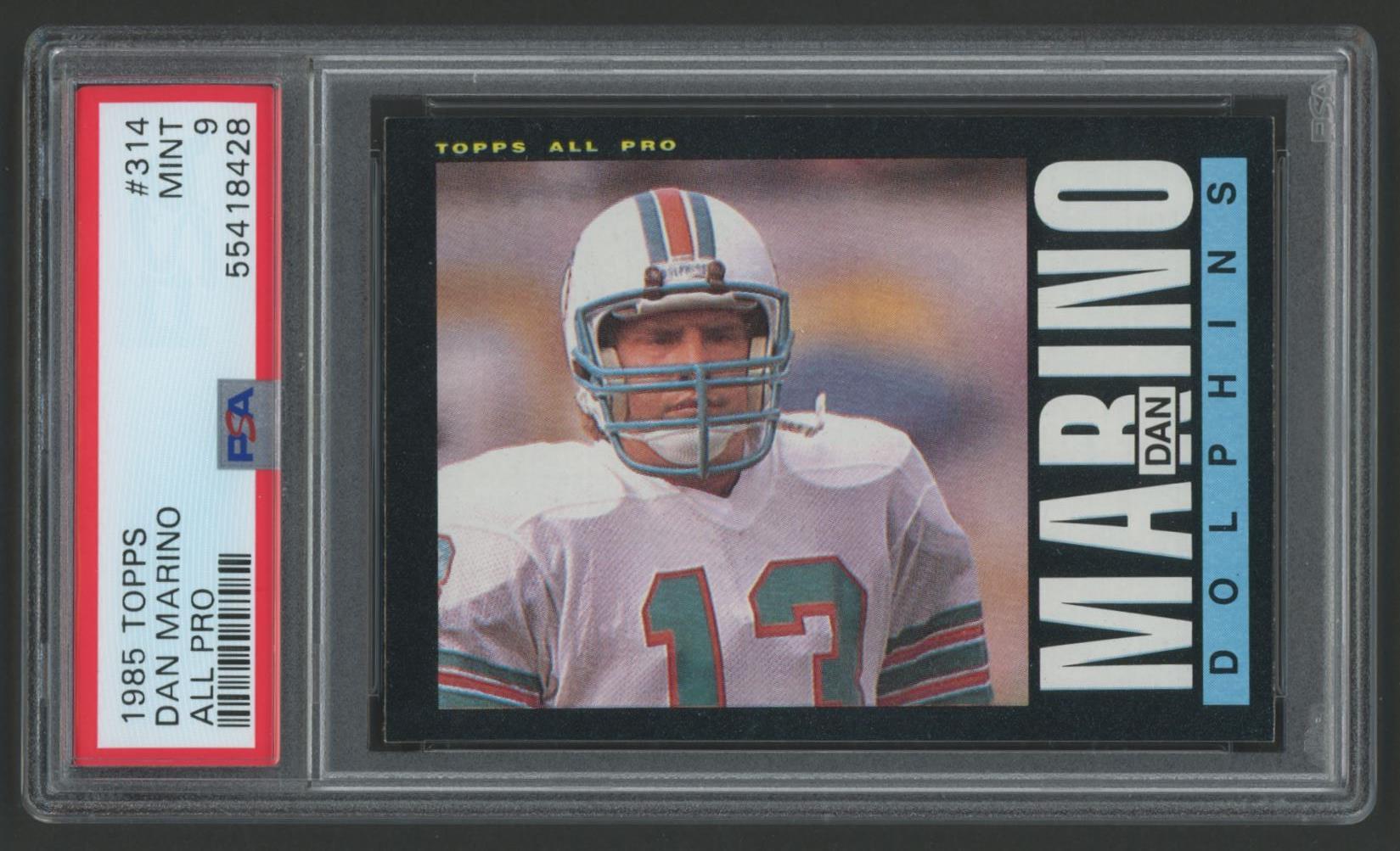 Dan Marino 1985 Topps #314 AP (PSA 9) at PristineAuction.com Dan Marino 1985 Topps #314 AP (PSA 9) at PristineAuction.com