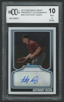 Anthony Rizzo 2010 Bowman Draft Prospect Autographs #AR RC (BCCG 10) at PristineAuction.com