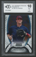 Bryce Harper 2011 Bowman Sterling Prospects #1 (BCCG 10) at PristineAuction.com