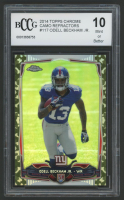 Odell Beckham Jr. 2014 Topps Chrome Camo Refractors #117 #164/499 (BCCG 10) at PristineAuction.com
