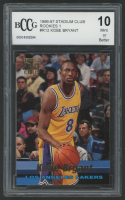 Kobe Bryant 1996-97 Stadium Club Rookies 1 #R12 (BCCG 10) at PristineAuction.com