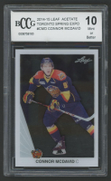 Connor McDavid 2014-15 Leaf Acetate Toronto Spring Expo #CMD (BCCG 10) at PristineAuction.com