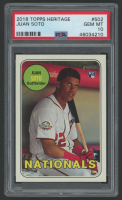 Juan Soto 2018 Topps Heritage #502 RC (PSA 10) at PristineAuction.com