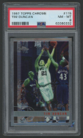 Tim Duncan 1997 Topps Chrome #115 (PSA 8) at PristineAuction.com