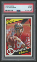 Joe Montana 1984 Topps #358 PB (PSA 9) at PristineAuction.com