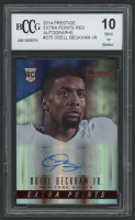 Odell Beckham Jr. 2014 Prestige Extra Points Red Autographs #275 (BCCG 10) at PristineAuction.com
