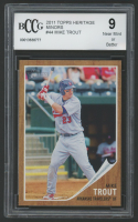 Mike Trout 2011 Topps Heritage Minors #44 RC (BCCG 9) at PristineAuction.com