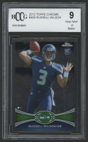 Russell Wilson 2012 Topps Chrome #40A (BCCG 9) at PristineAuction.com