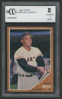 Willie Mays 1962 Topps #300 (BCCG 8) at PristineAuction.com
