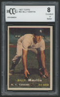 Billy Martin 1957 Topps #62 (BCCG 8) at PristineAuction.com