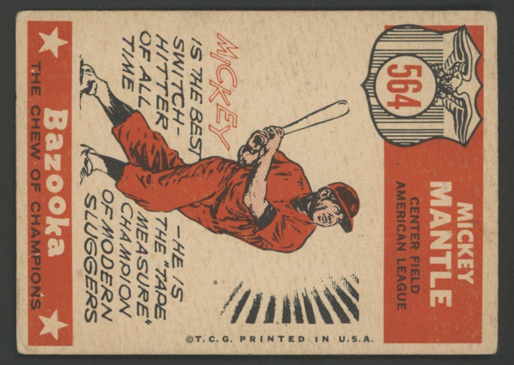 Mickey Mantle 1959 Topps AS #564 at PristineAuction.com Mickey Mantle 1959 Topps AS #564 at PristineAuction.com