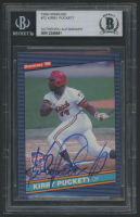 Kirby Puckett Signed 1986 Donruss #72 (BGS) at PristineAuction.com