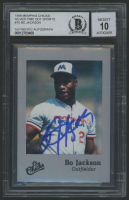 Bo Jackson Signed 1986 Memphis Chicks Time Out Sports #10 (BGS) at PristineAuction.com