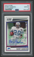 Barry Sanders 2022 Score Signatures #91 (PSA 10) at PristineAuction.com