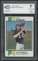 Ken Stabler 1973 Topps #487 RC (BCCG 7) at PristineAuction.com