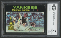 Thurman Munson 1971 Topps #5 (BCCG 7) at PristineAuction.com
