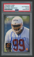 Warren Sapp Signed 1995 Upper Deck #12 RC (PSA) at PristineAuction.com