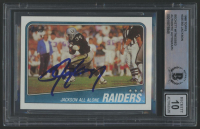 Bo Jackson Signed 1988 Topps #325 Raiders TL (BGS | Autograph Graded 10) at PristineAuction.com