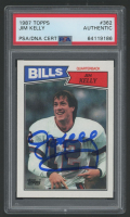 Jim Kelly Signed 1987 Topps #362 RC (PSA) at PristineAuction.com