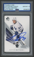 Auston Matthews Signed 2017 SP Authentic #10 (PSA | Autograph Graded 10) at PristineAuction.com