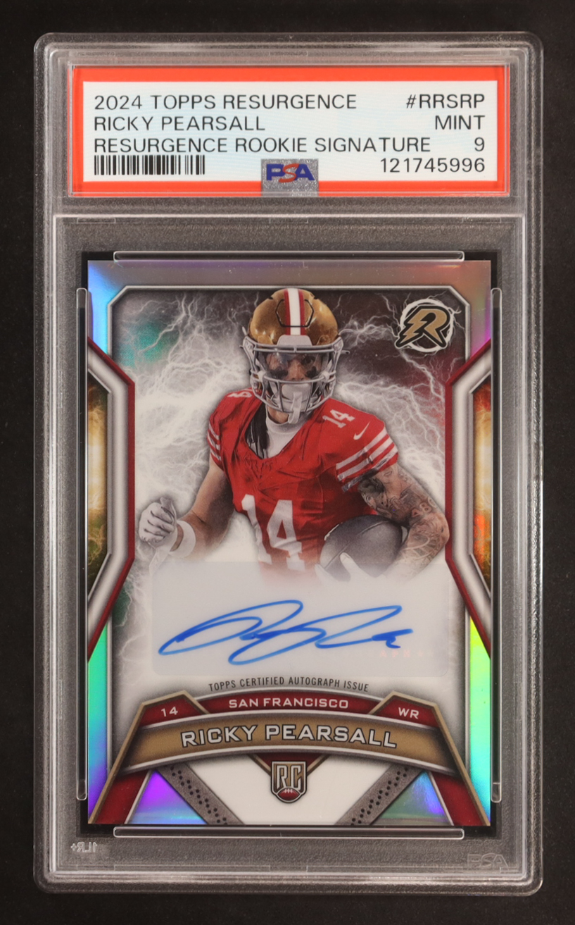 Ricky Pearsall 2024 Topps Resurgence Resurgence Rookie Signatures #RRSRP RC (PSA 9) at PristineAuction.com Ricky Pearsall 2024 Topps Resurgence Resurgence Rookie Signatures #RRSRP RC (PSA 9) at PristineAuction.com