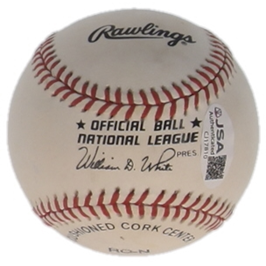 Willie McCovey Signed ONL Baseball (JSA) at PristineAuction.com Willie McCovey Signed ONL Baseball (JSA) at PristineAuction.com