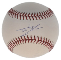 Tom Holland Signed OML Baseball (JSA) at PristineAuction.com