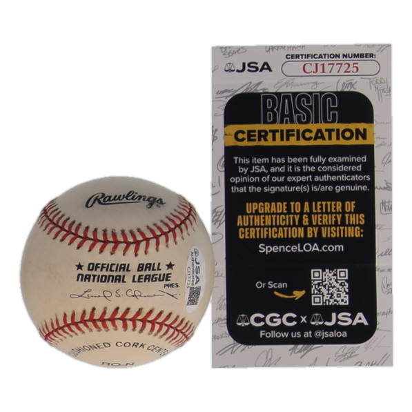 Ralph Kiner Signed ONL Baseball (JSA) at PristineAuction.com Ralph Kiner Signed ONL Baseball (JSA) at PristineAuction.com