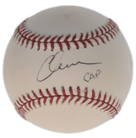 Chris Evans Signed OML Baseball Inscribed "Cap" (JSA) at PristineAuction.com