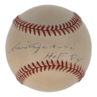 Luis Aparicio Signed OAL Baseball Inscribed "HOF 84" (JSA) at PristineAuction.com