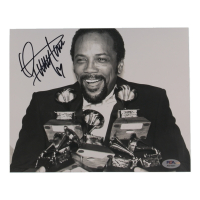 Quincy Jones Signed 8x10 Photo (PSA) at PristineAuction.com