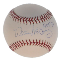 Willie McCovey Signed OML Baseball Inscribed "HOF 86" (Steiner) at PristineAuction.com