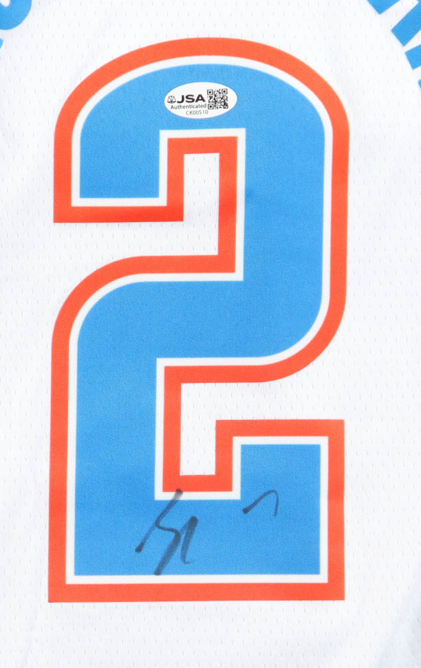Shai Gilgeous-Alexander Signed Thunder Nike Authentic Jersey (JSA) at PristineAuction.com Shai Gilgeous-Alexander Signed Thunder Nike Authentic Jersey (JSA) at PristineAuction.com