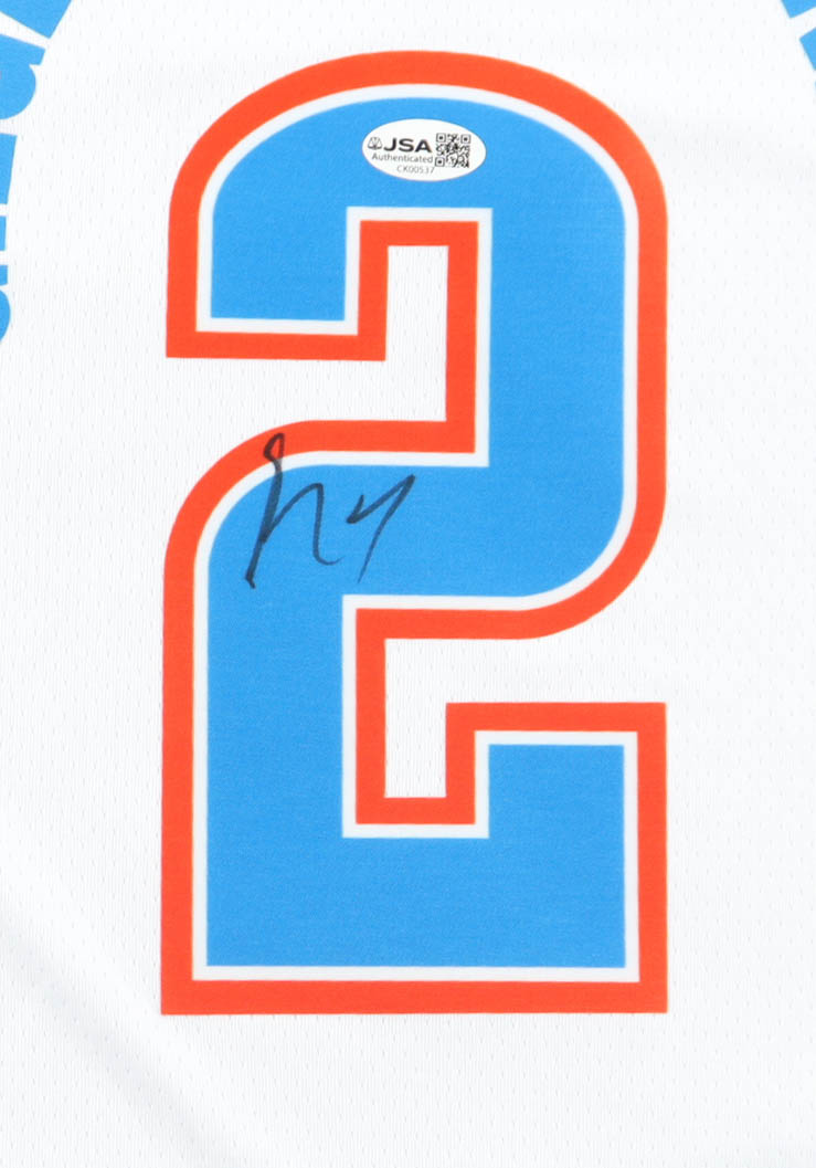 Shai Gilgeous-Alexander Signed Thunder Nike Authentic Jersey (JSA) at PristineAuction.com Shai Gilgeous-Alexander Signed Thunder Nike Authentic Jersey (JSA) at PristineAuction.com