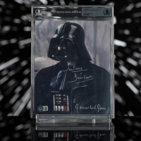 David Prowse & James Earl Jones Signed "Star Wars" 8x10 Photo Inscribed "Darth Vader" (BAS) at PristineAuction.com