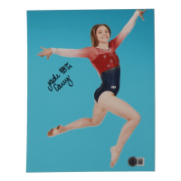 Jade Carey Signed Team USA 8x10 Photo Inscribed "OOO 20" & "OOO 24" (Beckett) at PristineAuction.com