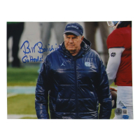 Bill Belichick Signed North Carolina Tar Heels 8x10 Photo Inscribed "Go Heels!" (Beckett) at PristineAuction.com