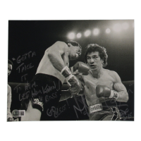 Ray "Boom Boom" Mancini Signed 8x10 Photo with Inscription (Beckett) at PristineAuction.com