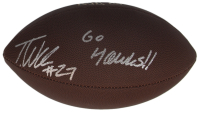 Tariq "Riq" Woolen Signed NFL Football Inscribed "Go Hawks!!" (Beckett) at PristineAuction.com
