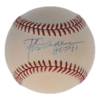 Rod Carew Signed OML Baseball Inscribed "HOF 91" (JSA) at PristineAuction.com