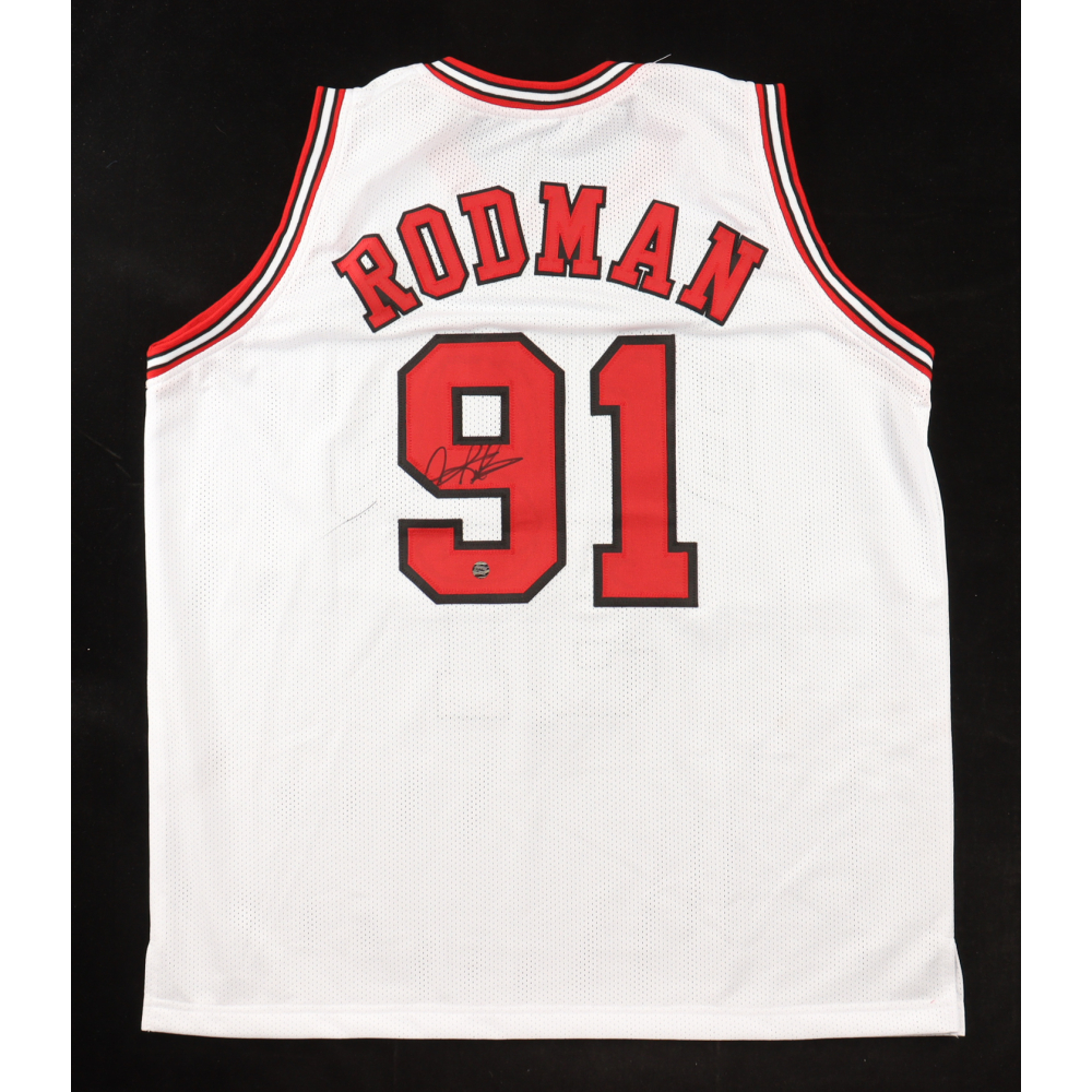Dennis Rodman Signed Jersey (AWM) at PristineAuction.com
