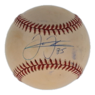 Frank Thomas Signed OAL Baseball (JSA) at PristineAuction.com Frank Thomas Signed OAL Baseball (JSA) at PristineAuction.com