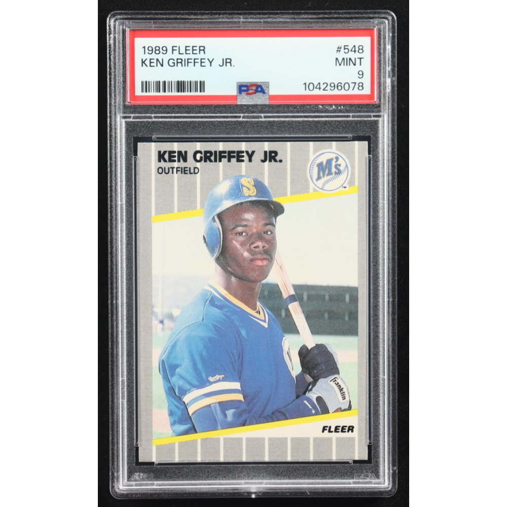 Ken Griffey Jr. 1989 Fleer #548 RC (PSA 9) at PristineAuction.com