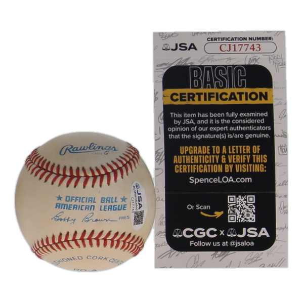 Ron Swoboda Signed OAL Baseball (JSA) at PristineAuction.com Ron Swoboda Signed OAL Baseball (JSA) at PristineAuction.com